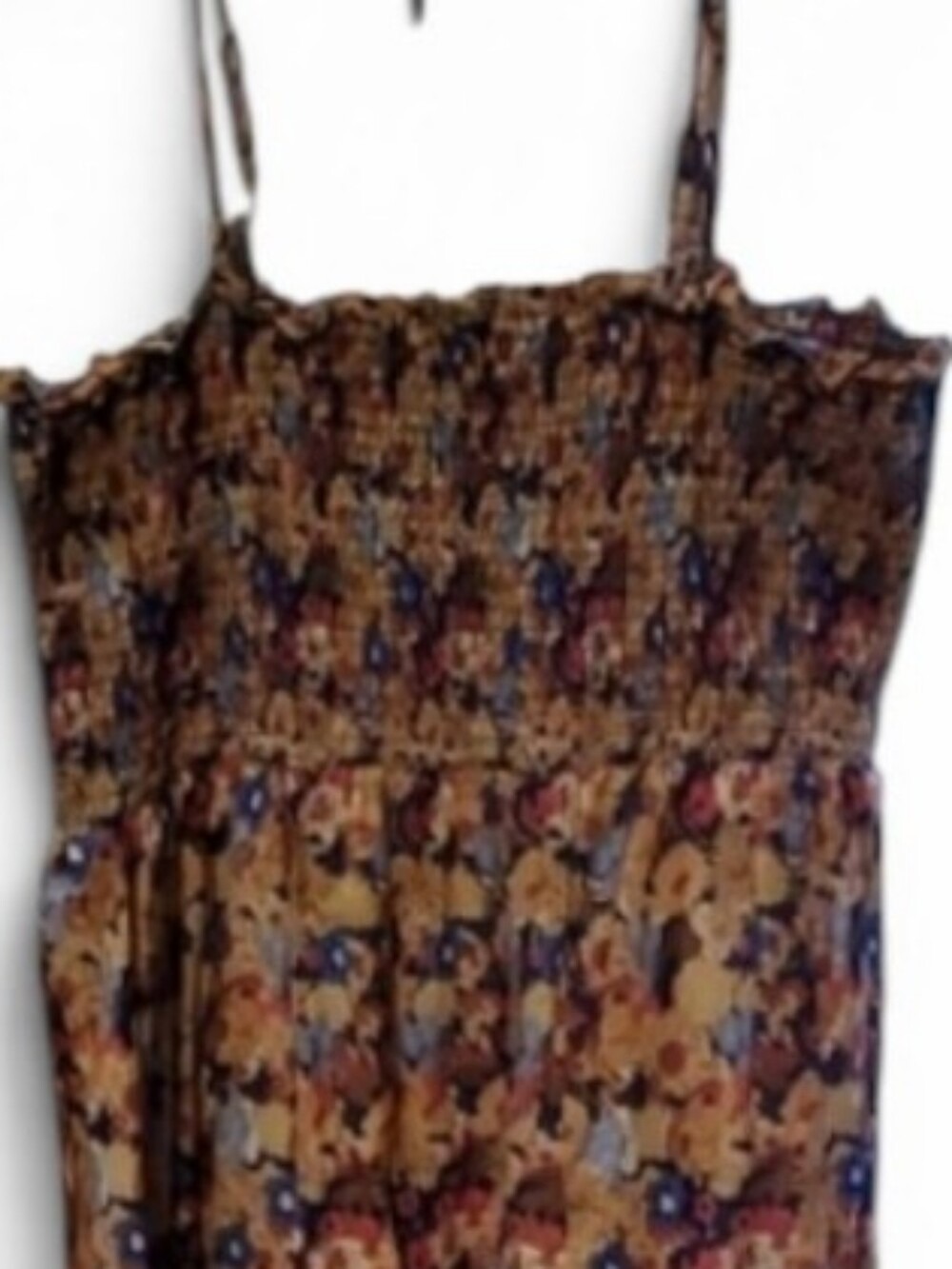 Smocked Stylish Midi XL Summer Dress NWOT - Picture 2 of 3